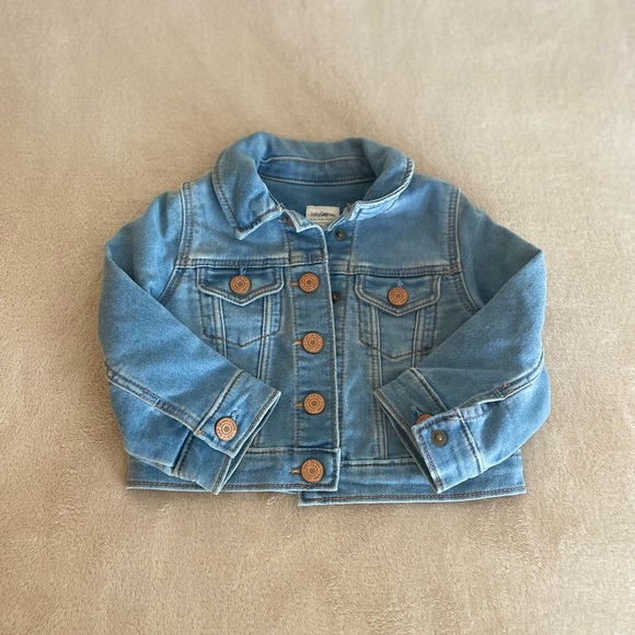 GAP Baby Denim Button Jacket - Size 18-24 - Picture 7 of 10